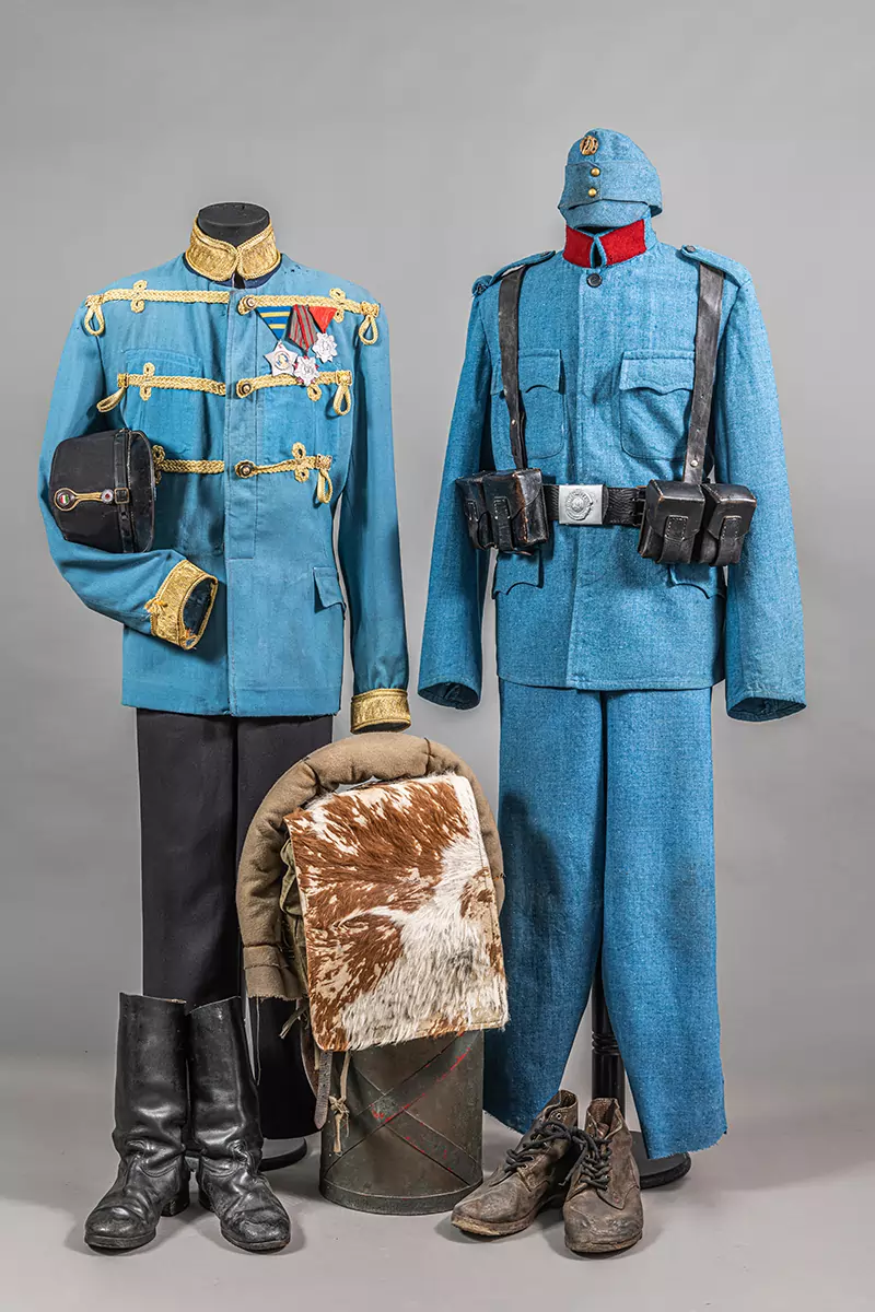 Costume of Austrian-Hungarian soldiers in WWI